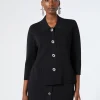 Outlet Marina Rinaldi Knitted jacket BLACK
