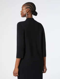 Outlet Marina Rinaldi Knitted jacket BLACK