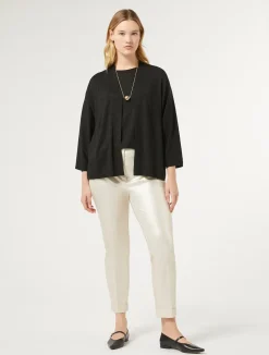 Best Marina Rinaldi Laminated jersey trousers IVORY