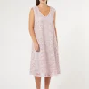 Fashion Marina Rinaldi Laminated lace dress PINK