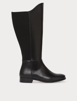 Fashion Marina Rinaldi Leather boots BLACK