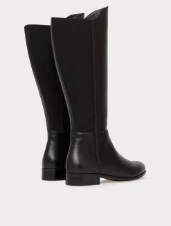 Fashion Marina Rinaldi Leather boots BLACK