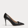 New Marina Rinaldi Leather court shoes BLACK