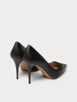 New Marina Rinaldi Leather court shoes BLACK