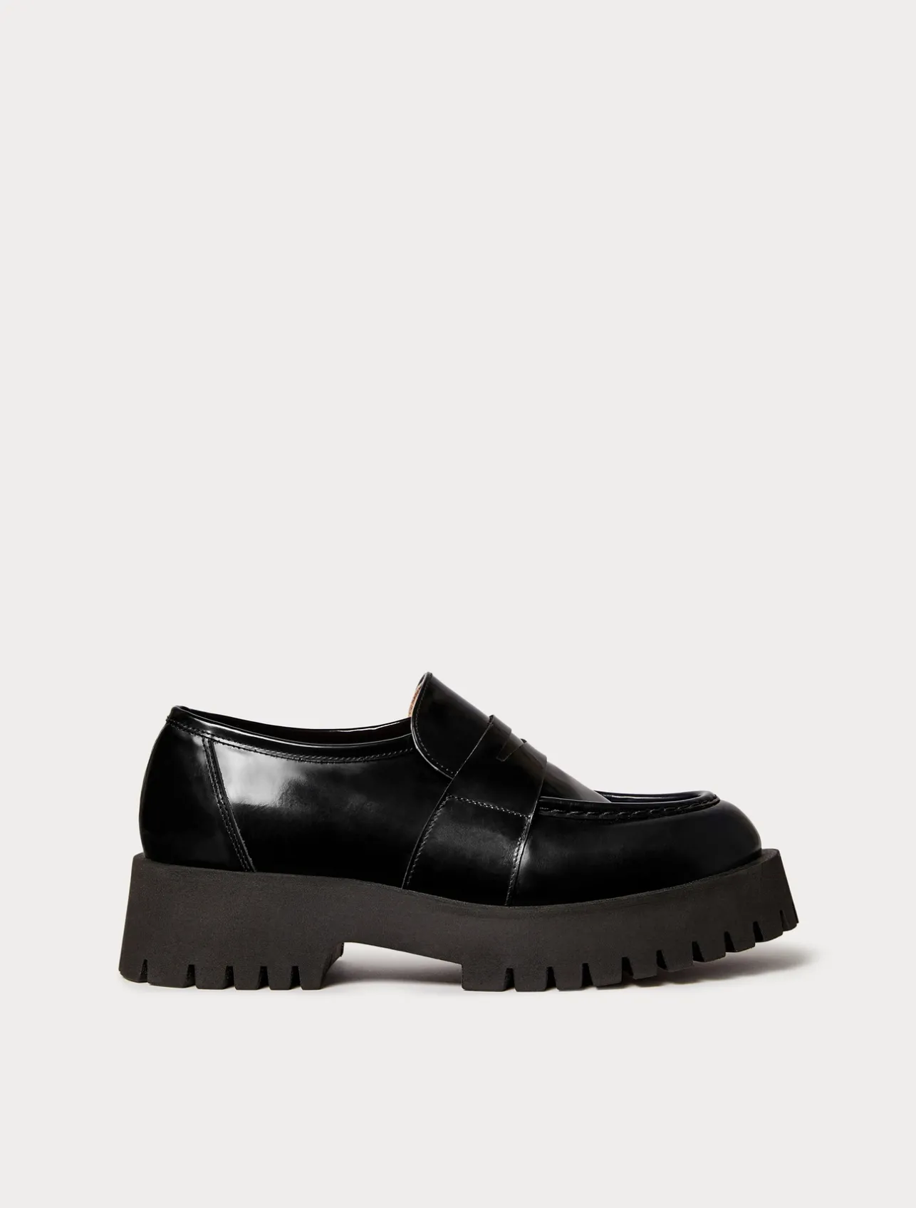 Clearance Marina Rinaldi Leather moccasins MIDNIGHTBLUE