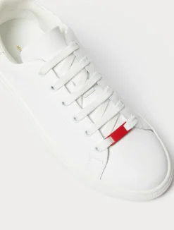 Online Marina Rinaldi Leather sneakers OPTICALWHITE