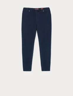 Best Marina Rinaldi Leggings-fit jersey denim jeans MIDNIGHTBLUE