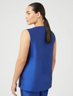 Hot Marina Rinaldi Light shantung silk top PURPLE