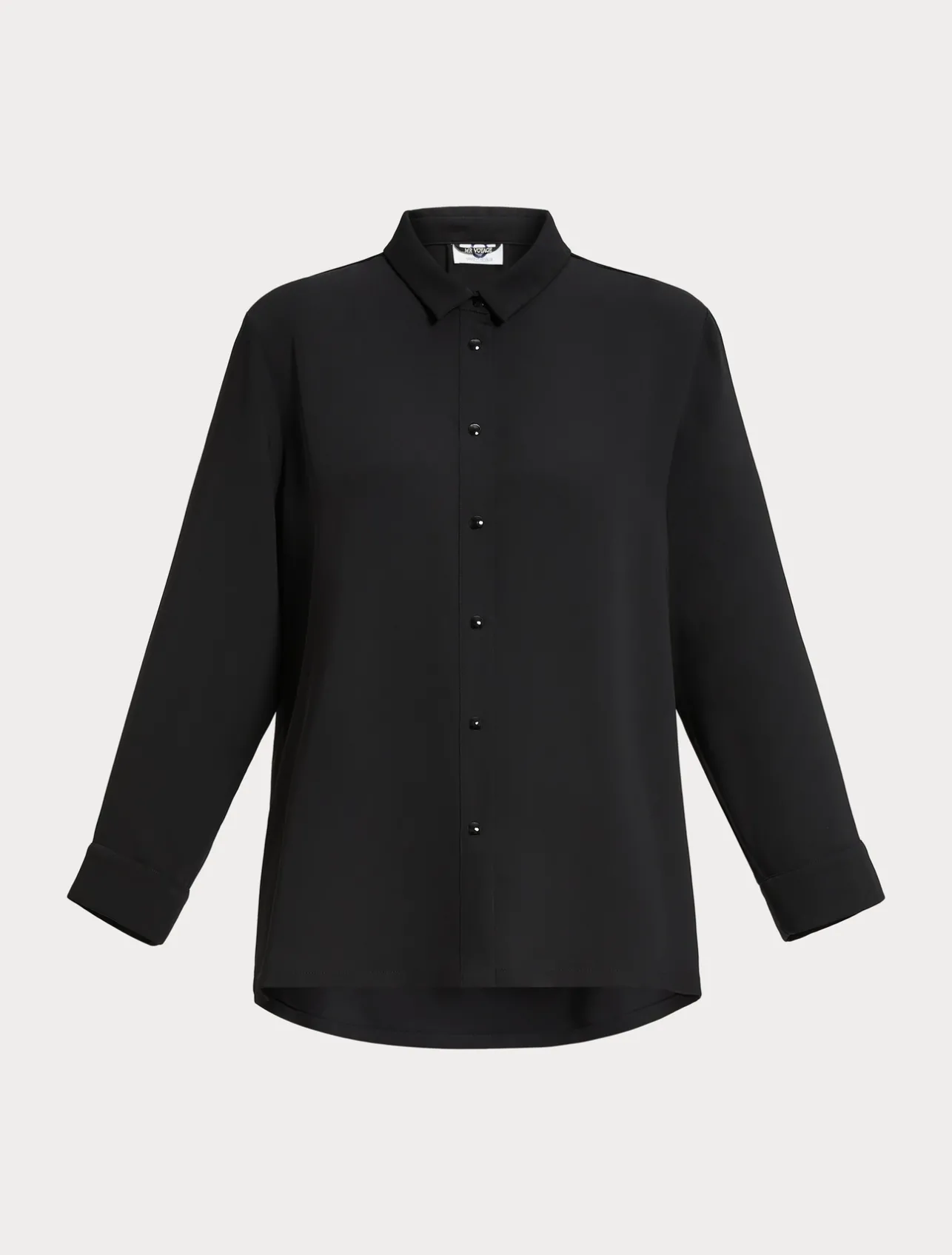 New Marina Rinaldi Lightweight cady shirt BLACK