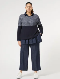Hot Marina Rinaldi Lightweight denim jeans MIDNIGHTBLUE