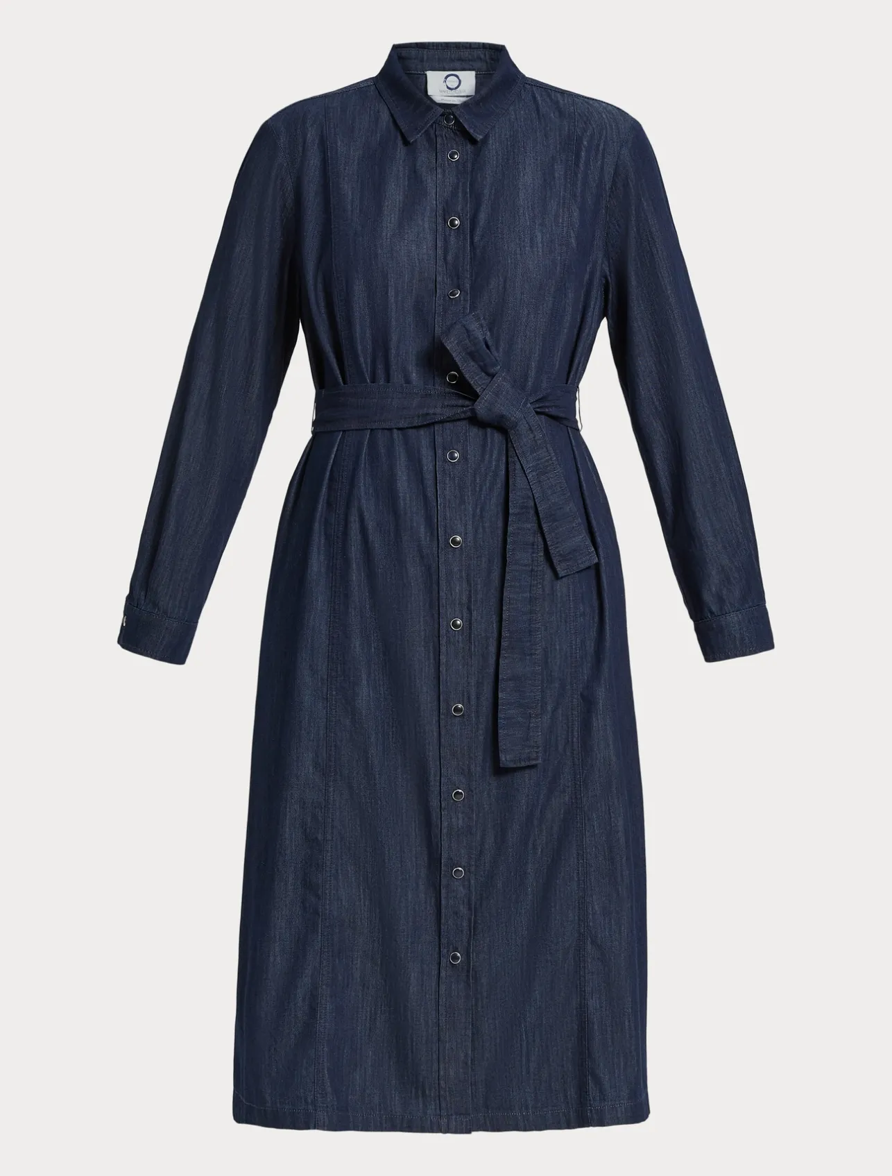 Fashion Marina Rinaldi Lightweight denim shirt dress MIDNIGHTBLUE