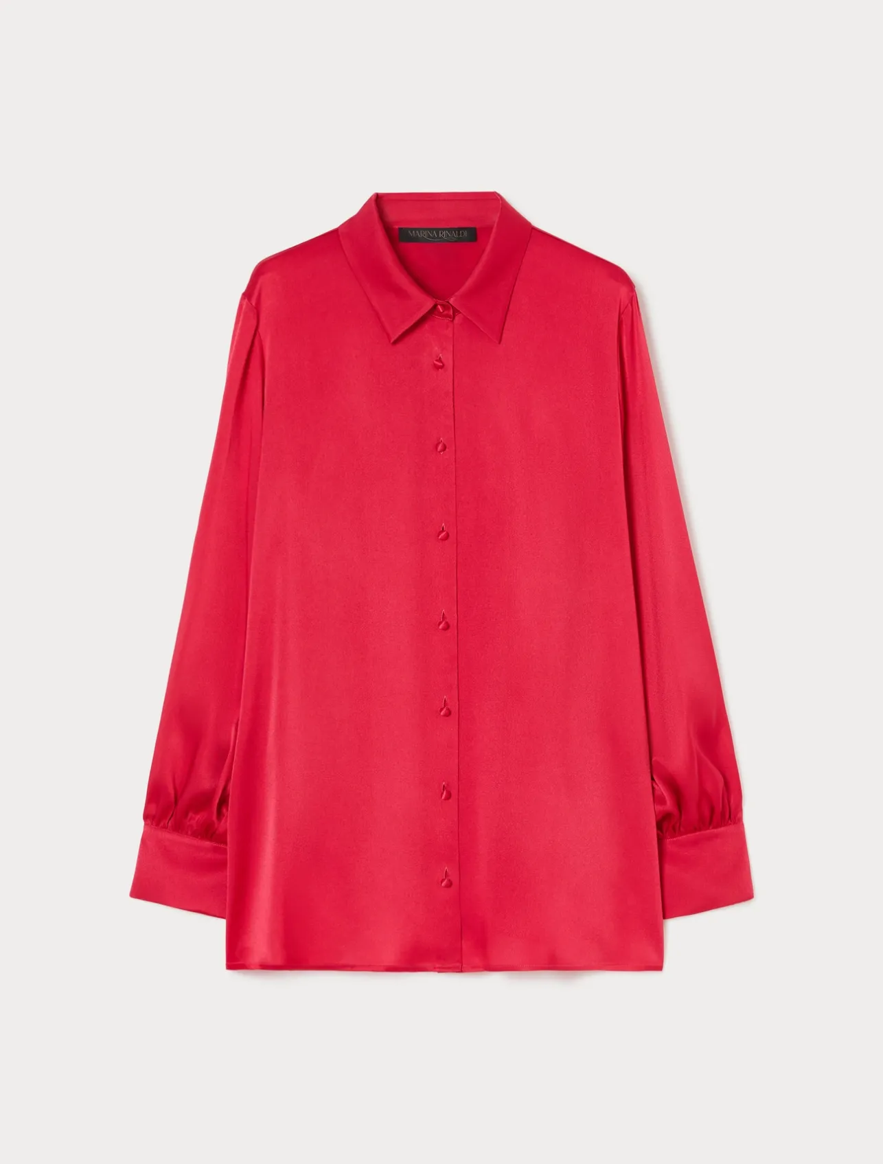 New Marina Rinaldi Lightweight satin shirt FUCHSIA