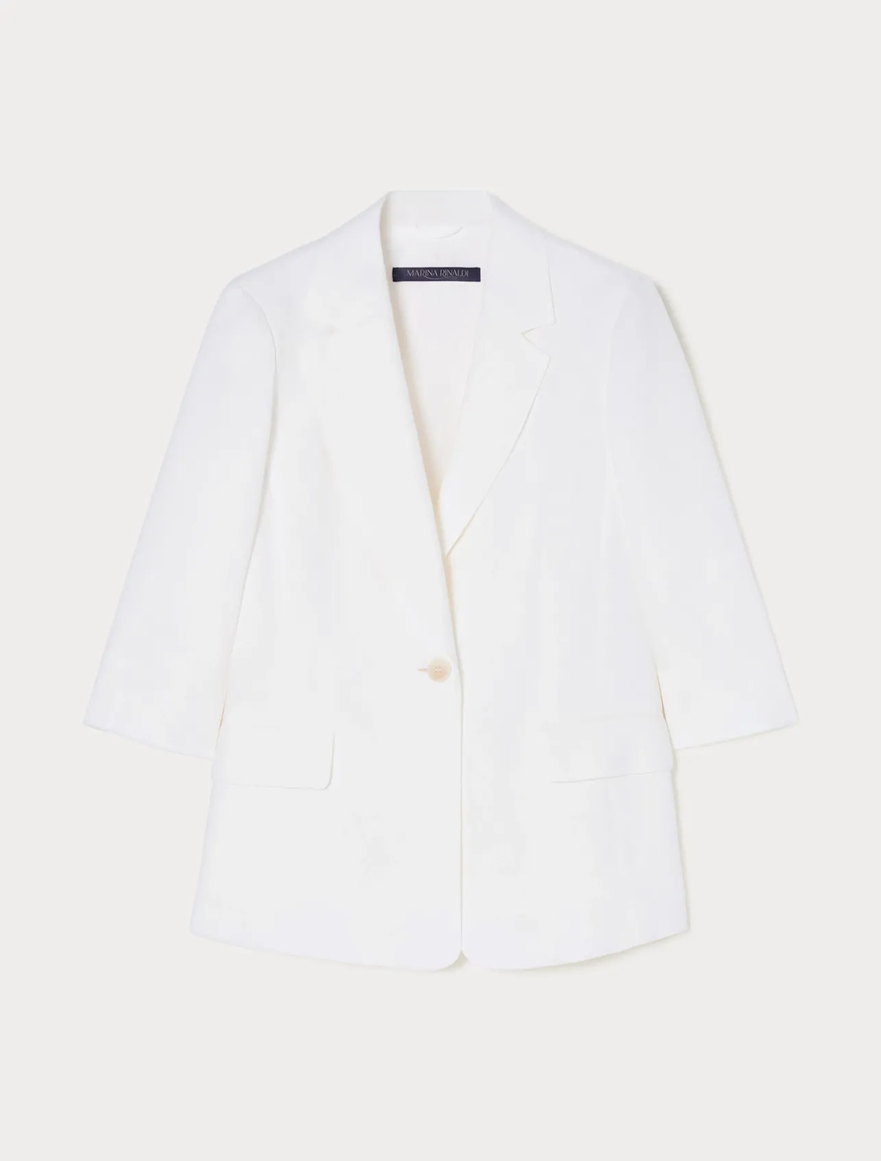 Discount Marina Rinaldi Linen jacket WHITE