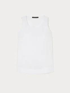 Outlet Marina Rinaldi Linen top OPTICALWHITE