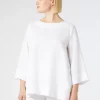 Best Marina Rinaldi Linen tunic OPTICALWHITE