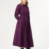 Clearance Marina Rinaldi Long corduroy dress PLUM