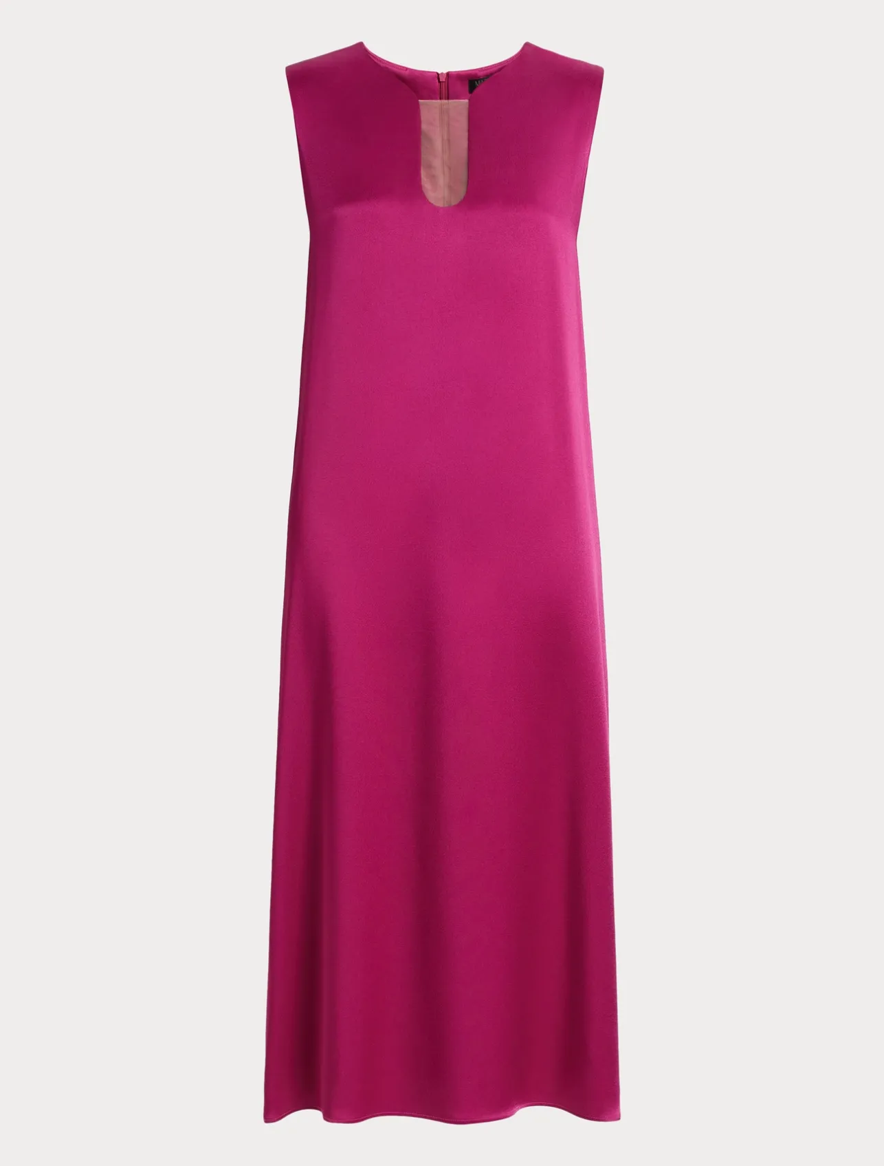 Clearance Marina Rinaldi Long crepe envers satin dress RASPBERRY