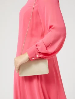 Clearance Marina Rinaldi Long georgette crêpe dress RED