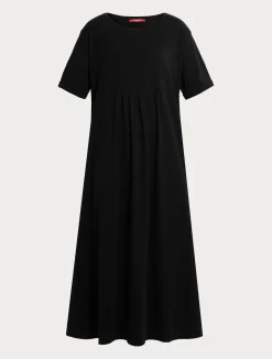 Discount Marina Rinaldi Long jersey dress BLACK