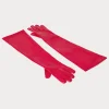 Fashion Marina Rinaldi Long Nappa leather gloves FUCHSIA