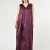 Hot Marina Rinaldi Long satin dress BORDEAUX