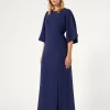 Best Marina Rinaldi Long triacetate cady dress INK