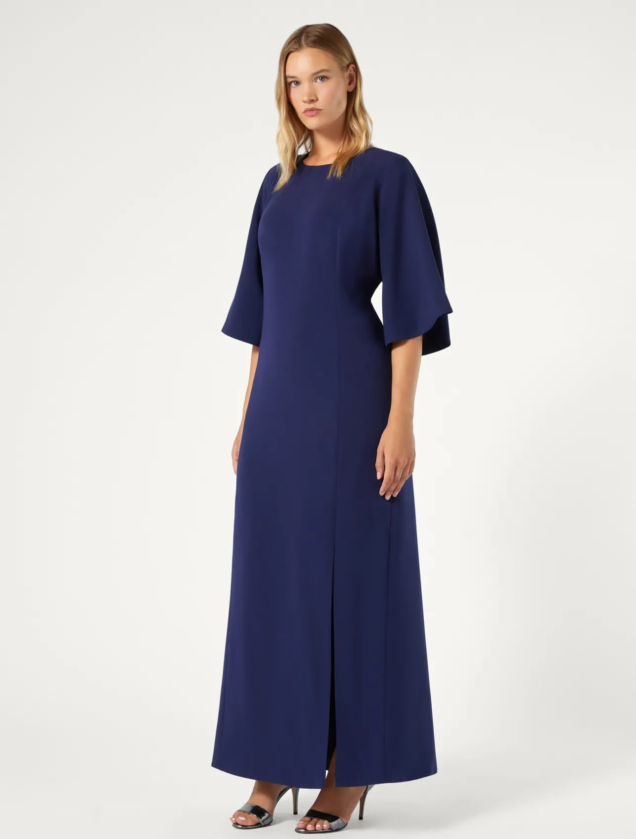 Best Marina Rinaldi Long triacetate cady dress INK