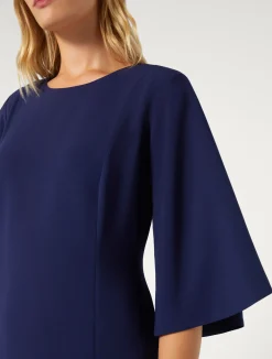 Best Marina Rinaldi Long triacetate cady dress INK
