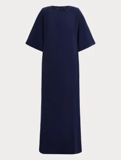 Best Marina Rinaldi Long triacetate cady dress INK