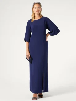 Best Marina Rinaldi Long triacetate cady dress INK