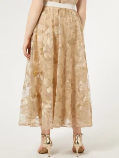 Discount Marina Rinaldi Long tulle skirt LIGHTGOLD