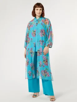 Clearance Marina Rinaldi Long tunic and top TURQUOISE