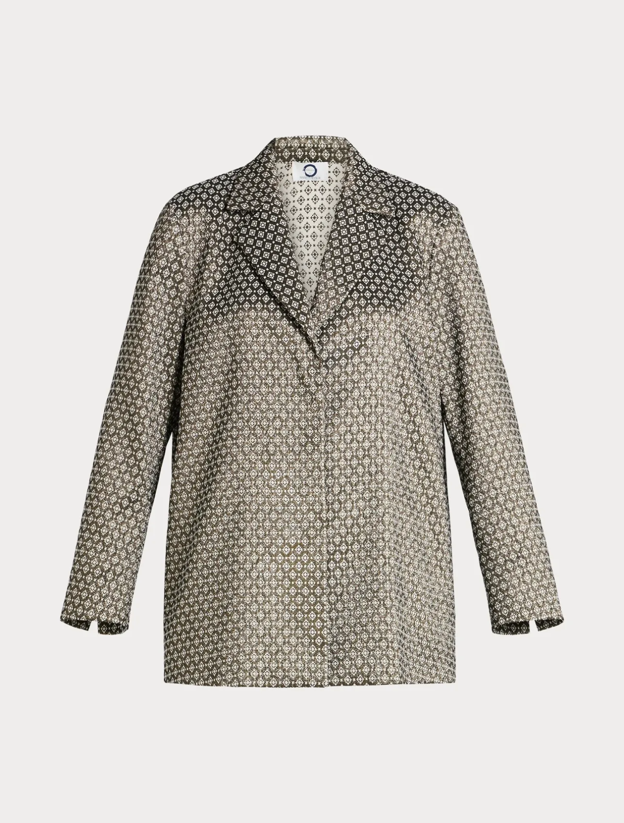 Discount Marina Rinaldi Lurex jacquard jacket SAND