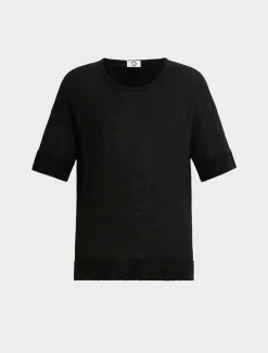 New Marina Rinaldi Lurex viscose jumper BLACK