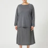 Outlet Marina Rinaldi Merino wool blend skirt AVIO
