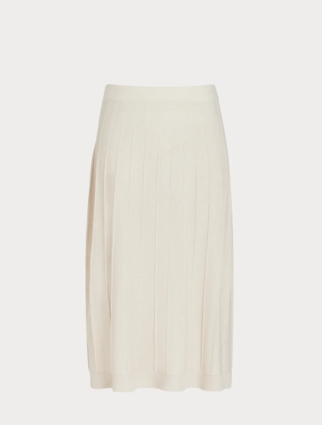 Discount Marina Rinaldi Merino wool blend skirt TURTLEDOVE