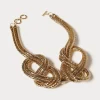 Fashion Marina Rinaldi Metal mesh necklace LIGHTGOLD