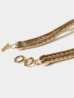 Fashion Marina Rinaldi Metal mesh necklace LIGHTGOLD