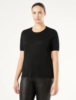 Best Marina Rinaldi Metallic wool jumper BLACK