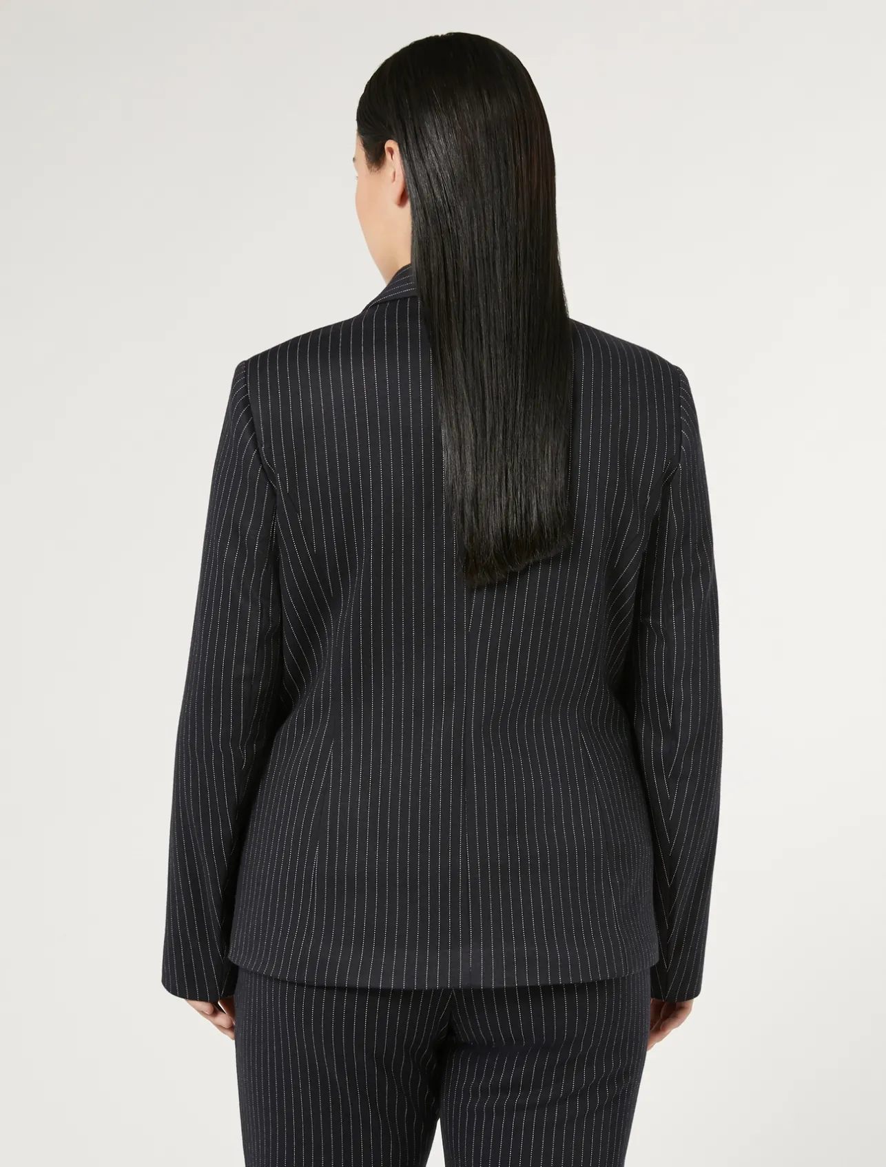 Online Marina Rinaldi Milano-knit fabric blazer ULTRAMARINE
