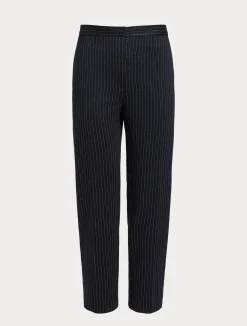 Clearance Marina Rinaldi Milano-knit fabric trousers ULTRAMARINE