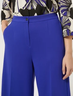 Online Marina Rinaldi Milano-knit jersey Bermuda shorts PURPLE