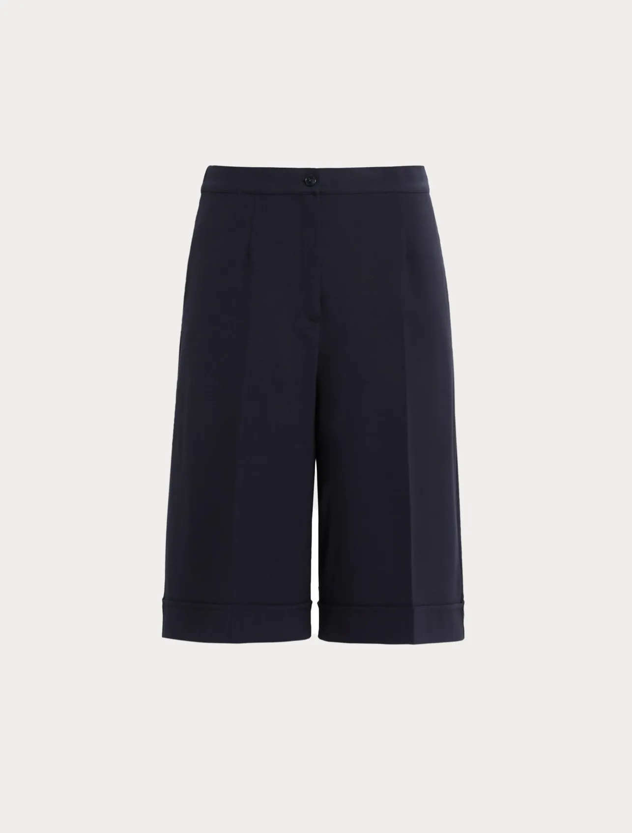 Sale Marina Rinaldi Milano-knit jersey Bermuda shorts ULTRAMARINE