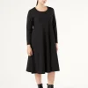 Fashion Marina Rinaldi Milano-knit jersey dress BLACK