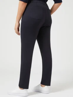 Sale Marina Rinaldi Milano-knit trousers MIDNIGHTBLUE