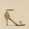 Clearance Marina Rinaldi Mirror-effect sandals Yellow