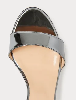 Best Marina Rinaldi Mirror-effect sandals MEDIUMGREY
