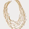New Marina Rinaldi Multi-strand necklace with beads LIGHTGOLD