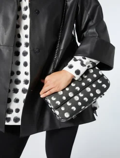 Outlet Marina Rinaldi Nappa leather jacket BLACK