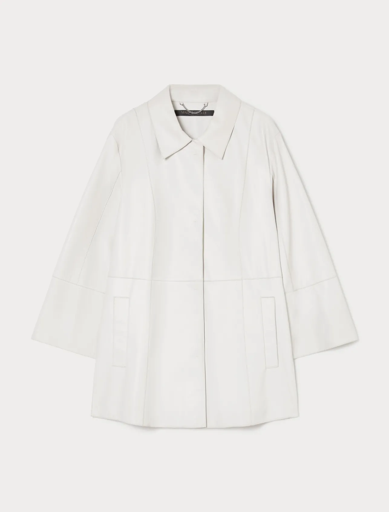 Hot Marina Rinaldi Nappa leather jacket IVORY